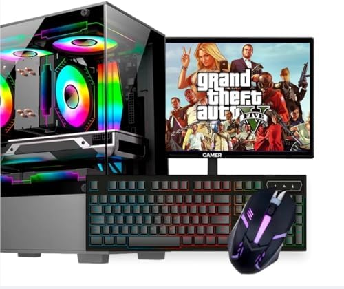 PC Gamer Completo Intel Core i5 Memoria Ram 16GB SSD 240GB Monito...