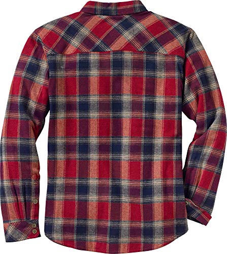 Image of Legendary Whitetails Mens Thermal Lined Shirt Jacket Plaid Flannel Polyfill Insulated Shacket
