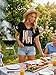 4th of July Shirts for Women: American Flag Tee USA Red White Blue Top Patriotic V-Neck T Shirt