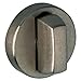 Baldwin 6760 Modern Round Turn Piece for Baldwin Estate Collection, Distressed Antique Nickel