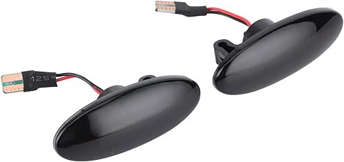 Miniatura 6 de Tbest Accesorios para Juke, luces direccionales laterales Versa, 2 piezas de repuesto de luz de estacionamiento lateral de automóvil, luz de