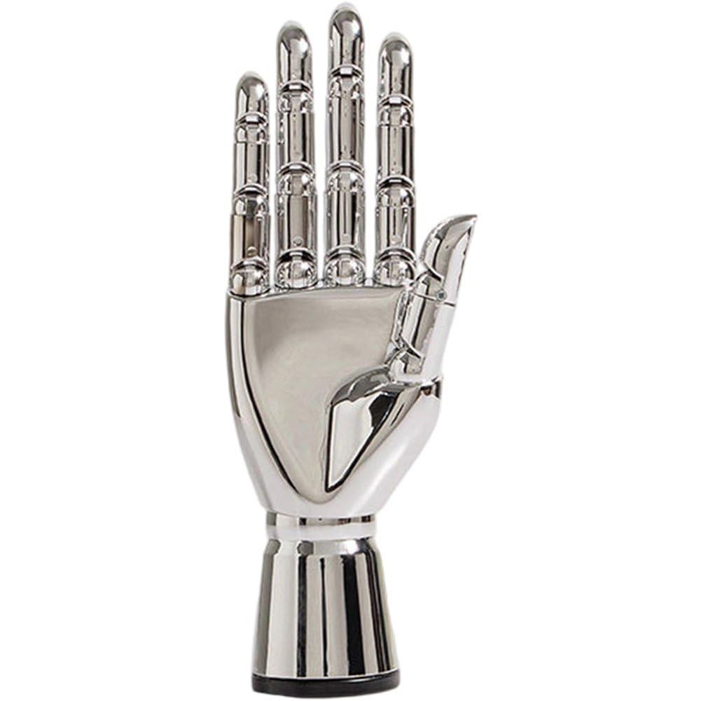 Uzztfa Flexible Hand Model Moveable Fingers Mannequin Hand Figure Display Hand Model Movable Joint Hand Model Jewelry Display Holder