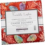 Lunn Studios Artisan Batiks Twinkle Lights 42 5-inch Squares Charm Pack Robert Kaufman CHS-1295-42
