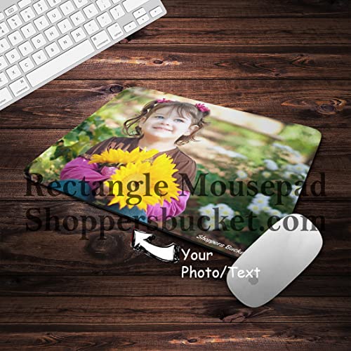 Image of Shoppers Bucket Classic Rectangle Anti-Skid Gaming Mouse Pad for Laptops Desktop PC Gaming Wireless Mouse