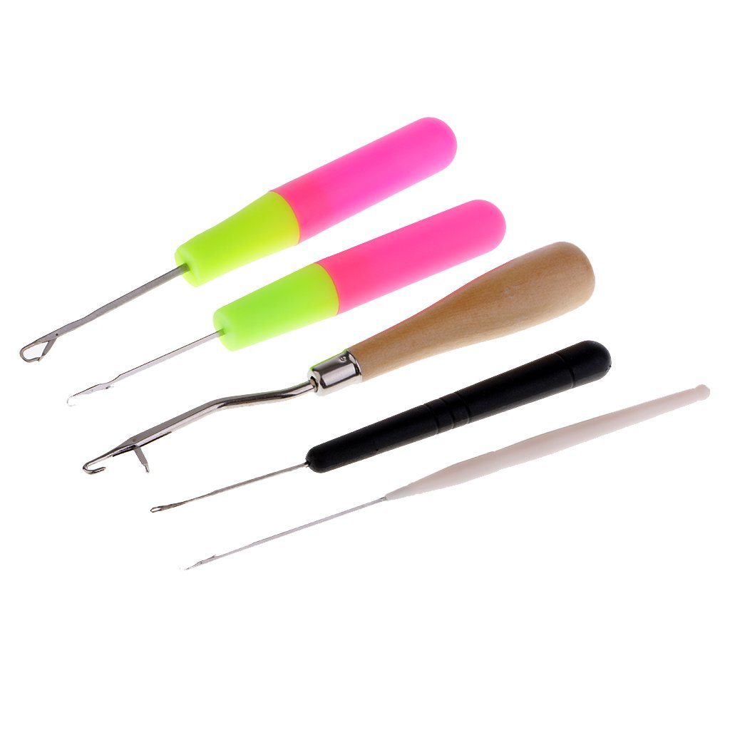BNF® 5 Pieces/Set Wood/PP Crochet Latch Hooks Lock Needles for Hair/Micro Braid|Crafts | Needlecrafts & Yarn | Crocheting & Knitting | Crochet Hooks-image-49