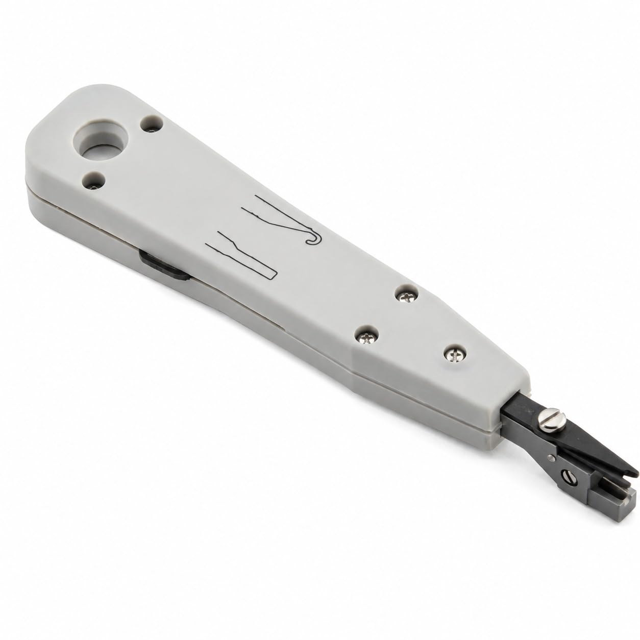 PrimeX PX-4131A Kep Kep Telefon Krone Pense, LSA IDC Kablo Çakma Aparatı, Telefon ve Network Kablo Bağlantı Pensesi, Patch Panel, Keystone Jack, Krone Modül Aleti