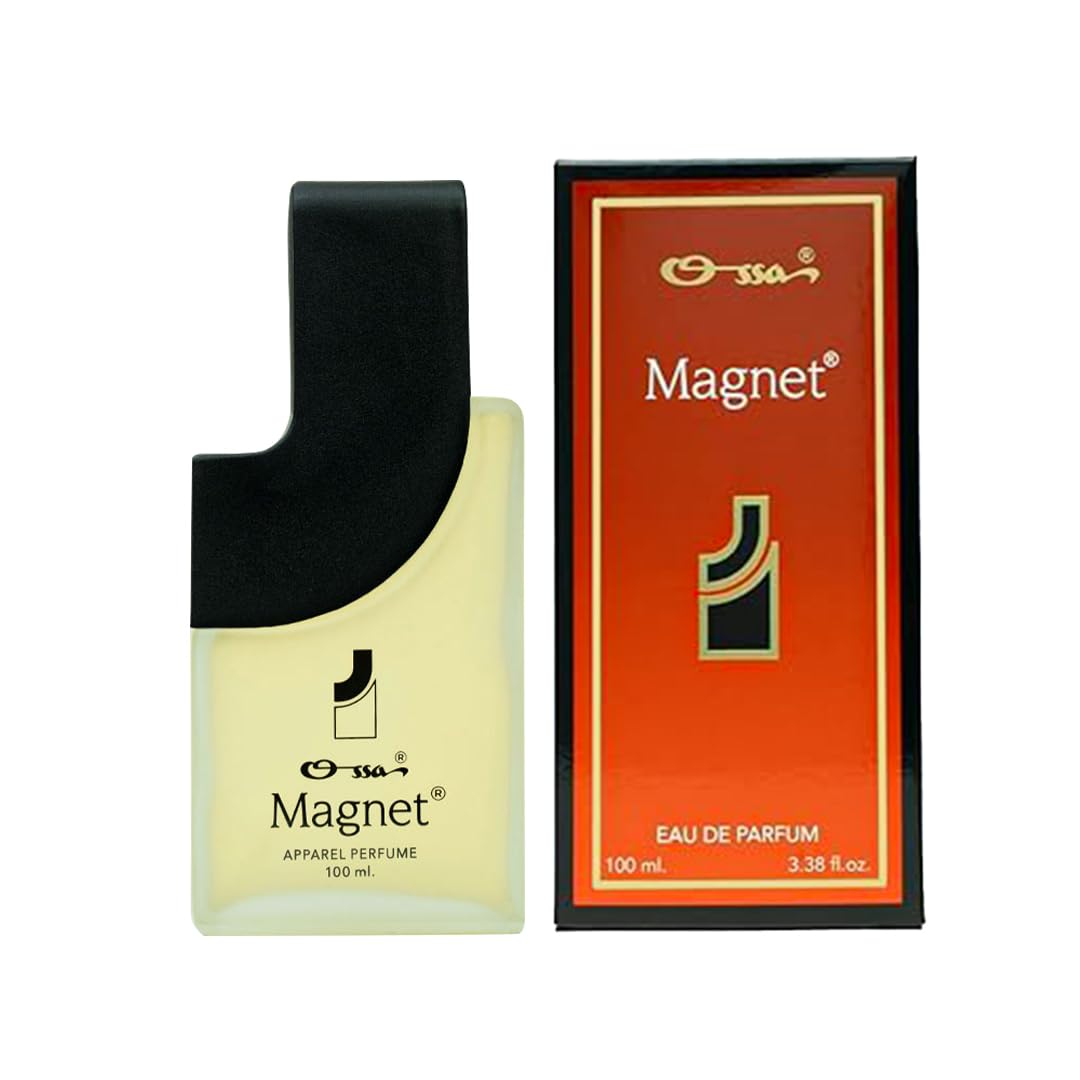 Magnet Unisex Apparel Perfume 100ML With Lemon, Mandarin, Cardamom, Woody, Patchouli|Long Lasting Fragrance for Men & Women |Premium Eau De Parfum|Timeless Classic for Every Occasion And All-Day