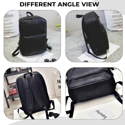 Image of Kraptick Multi-functional Backpack-Waterproof Laptop Backpack, Office Bag with PU Leather Design, Professional Bag for Laptops and Work, Durable and Stylish Bags for Travel