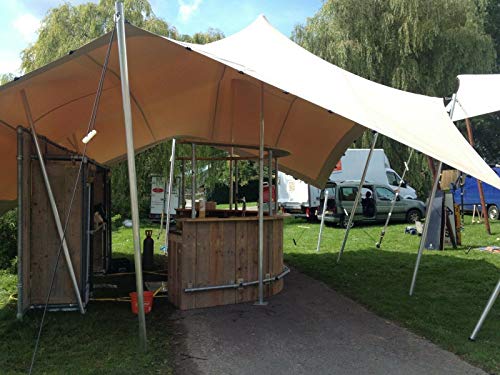 Waterproof Commercial Wedding Event Stage Patio Yard Bedouin Stretch Tent New (Size: 25x20x10ft.) (25x20x10ft.)