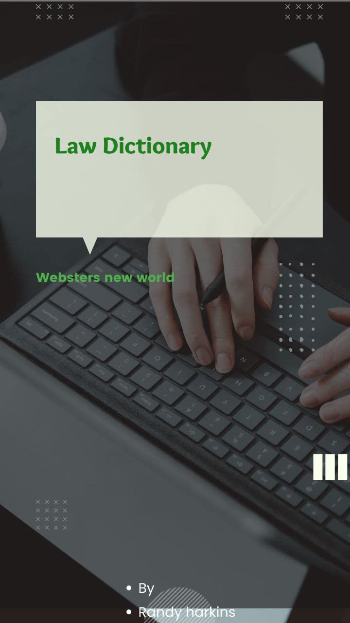 Law Dictionary: websters new world