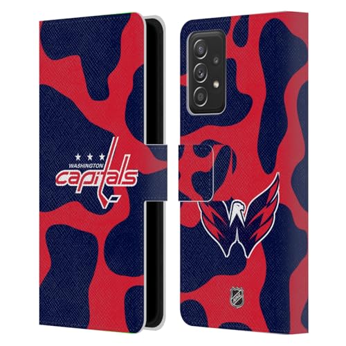 Washington Capitals housse Samsung Galaxy A53 5G étui cuir rigide porte-carte NHL