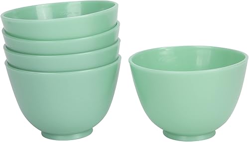 Mixing Bowl Mask Facial Mask Bowl Set, Small Rubber Beauty Bowls Pvc Mask Face DIY 5Pcs Facial Mask DIY Tool Mask Mixing Bowl DIY Facial Mask Mixing