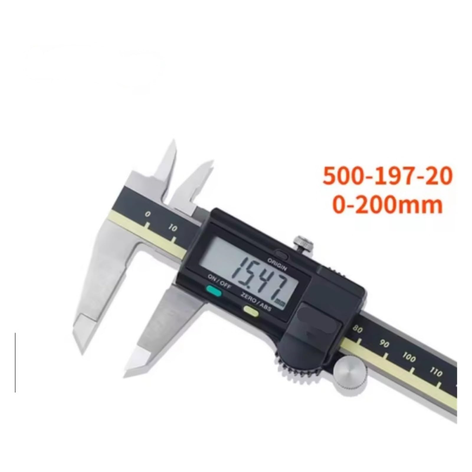 Calibres Vernier Digitales, Calibrador Vernier Digital 500-196-30/500-197-30 de Acero Inoxidable, 150/200 mm, medición de Desgaste, Paquete de 2(500-197-30)
