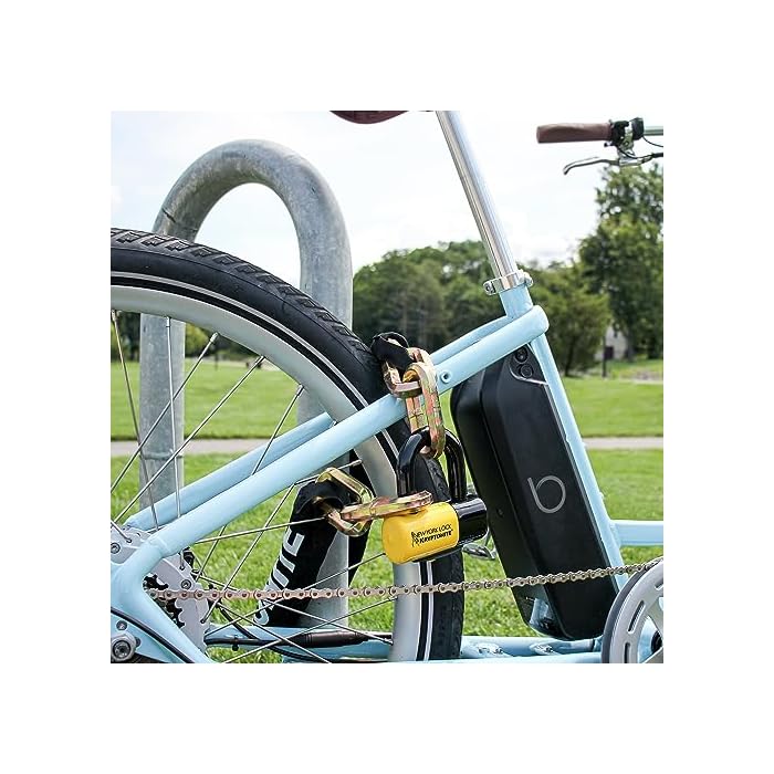 Kryptonite New York Bicycle Chain and Disc Bike Lock - Image 4