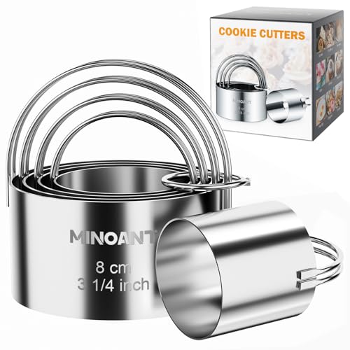 MINO ANT 5-Pc Round Cutters