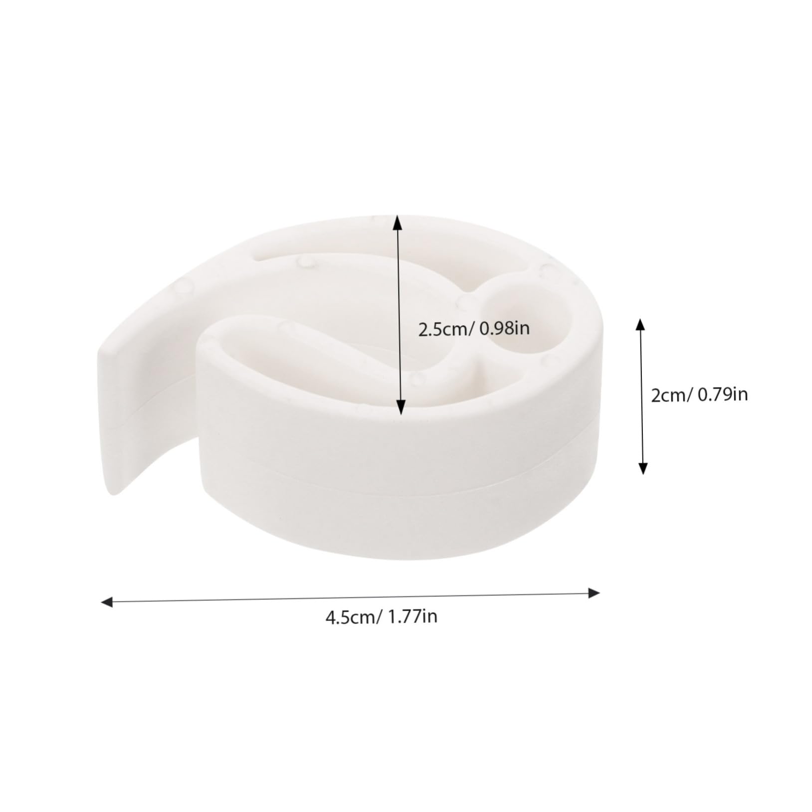 Happyyami Sport Disc Flying Disc Holder Portable Plastic Disc Clip for Compact Carrying Disc Clips