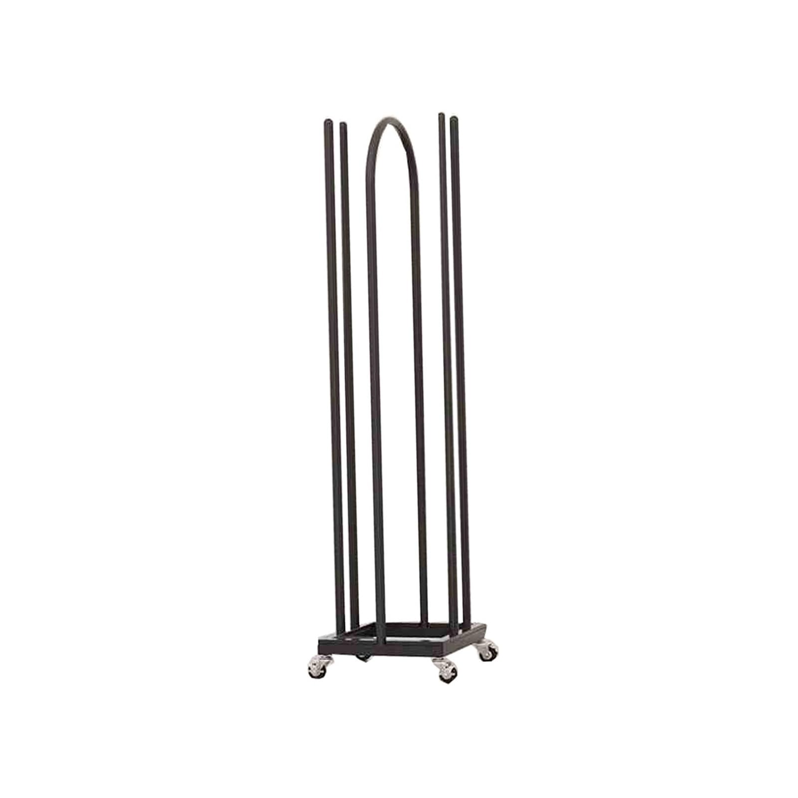 BHGFYXBS Two-Sided Clothes Hanger Holder Organizer Stacker For Closet Laundry Retail Store,Black-100x30x35cm
