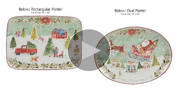 Amazon.com: Certified International Joy of Christmas 11