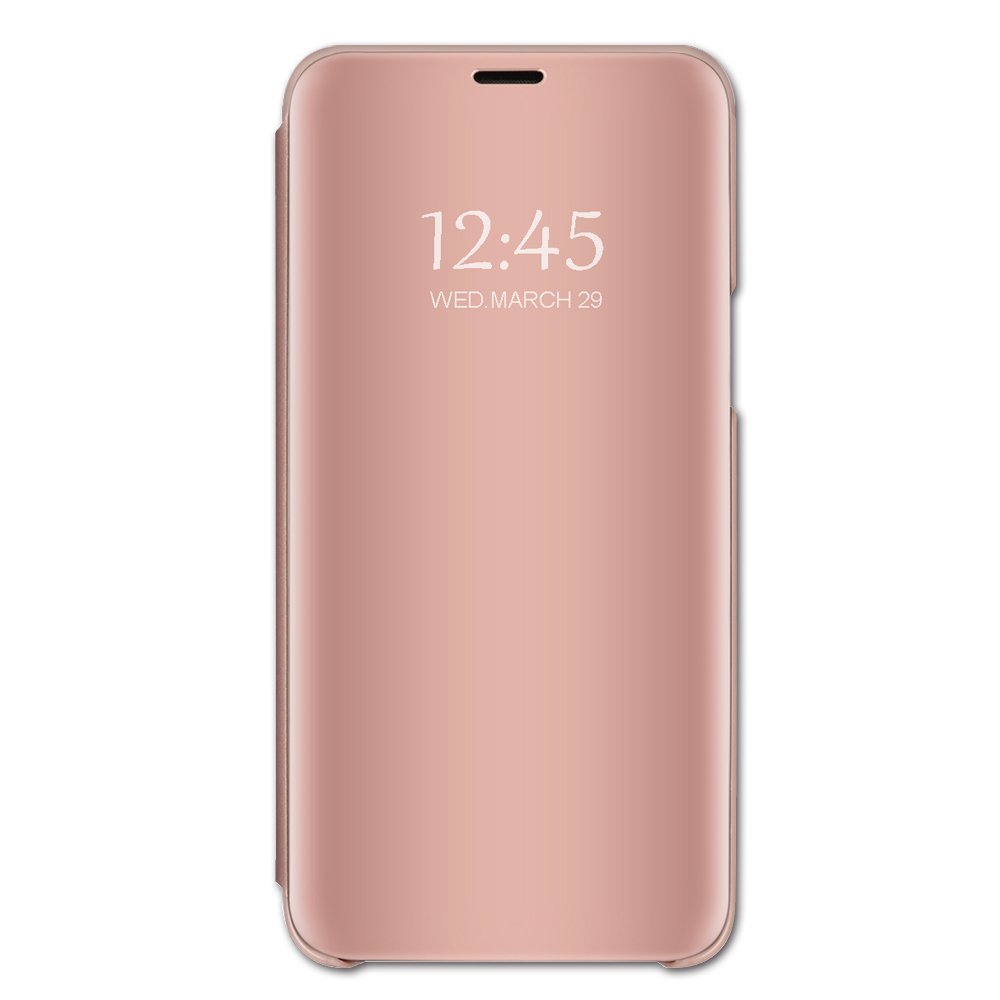 Oppo F1S case Electroplate Plating Protective Mirror Flip Electroplate Kickstand Mirror Cover Protector Anti Scratch Protector Kickstand Oppo A59 Shell (3, Oppo F1S)