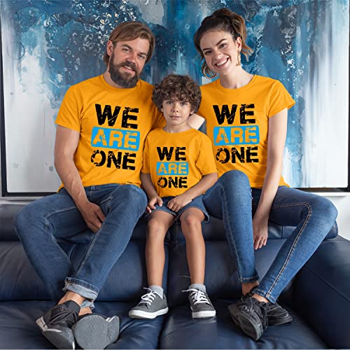 Image of Hangout Hub Family T-Shirts|Regular Fit|Cotton|Twinning Combo Dress| Setof3