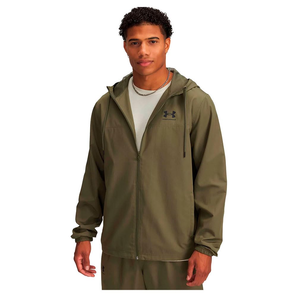 Under Armour Rival Woven Windbreaker 3XL Green