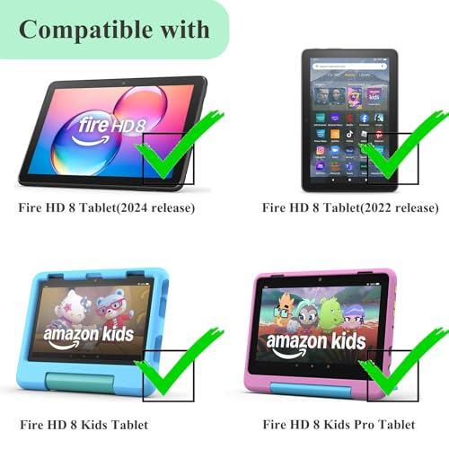 Protector de Pantalla Vidrio Templado para 8 Kids Pro 2 Pack miniatura 2