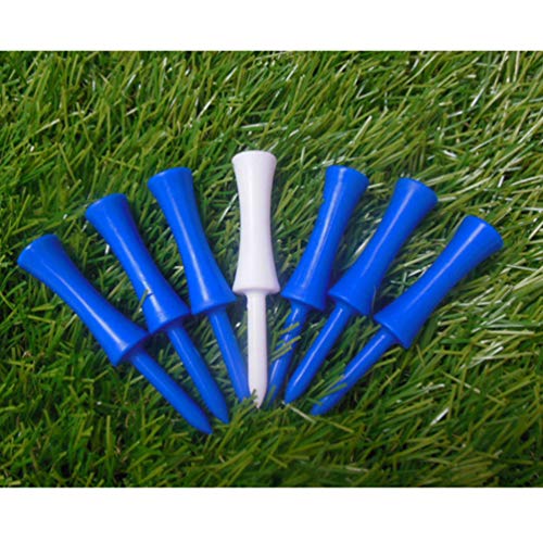 CLISPEED 100 Pcs PlÃ¡stico Tees de Golfe Almofada de Borracha Top Golf Tee Titulares Ferramenta de E