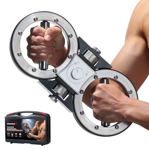 Stominax Rotator 4.0 Upper Body Strength Training System, Both Weight And Resistance Adjustable Spinning Burn Rotator Machine, Wt From 12 Lbs to 15 Lbs, Portable Training For Fitness, Combat and Rehab