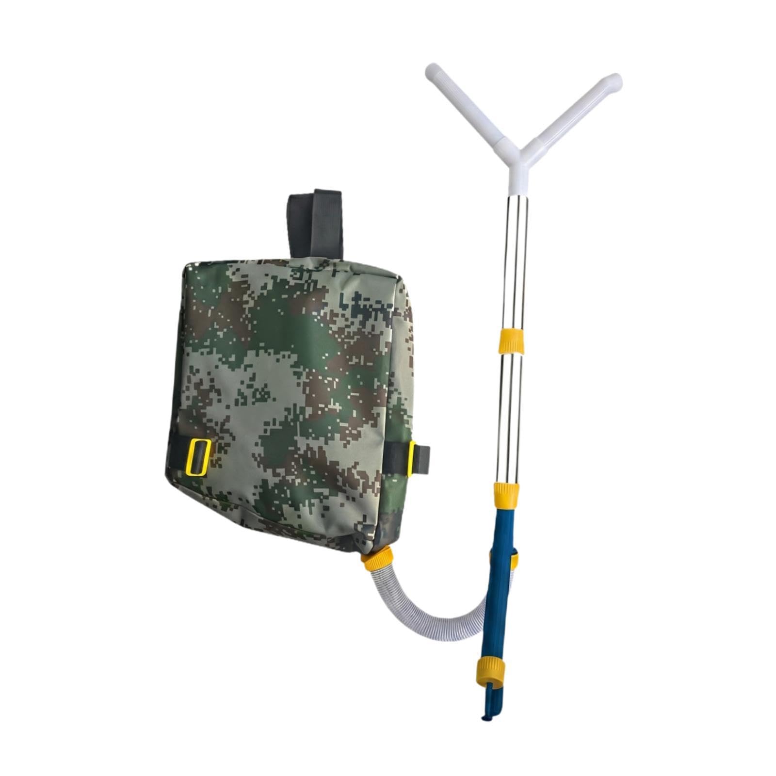 Spandiconcime Manuale Dispenser Fertilizzante Giardino Spruzzatore Zaino Agricolo Portatile Manico Ergonomico Realizzato in Tessuto Oxford E PVC, Acciaio Inossidabile