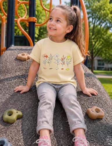 Image of Toddler Girls T-Shirt Short Sleeve Cartoon Graphic Tee 2-6T