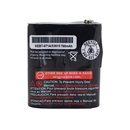 Karier 2Pcs 3.6V 700Mah Replacement Two-Way Radio Battery For Motorola Talkabout Radio Mr350 Mj270 Em1000 Mc220 T5000 Fv500 Fv800 T5950 T6000 M53615 Kebt-071-A Kebt-071-B Kebt-071-C Kebt-071-D #TOP1