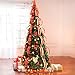 BrylaneHome Fully Decorated Pre-Lit 6-Ft. Pop-Up Christmas Tree - Plaid