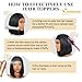 QUEENTAS 12 Inch Headband Wigs for Black Women Black Natural Straight Synthetic Heat Resistant Hair for Daily Use Dating Wear and Go Glueless Bob Wig Shoulder Length (#1B)