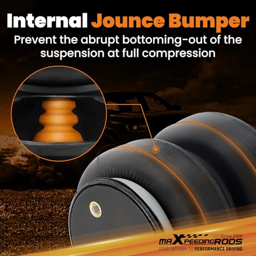 Image of maXpeedingrods 5000 lb Air Suspension Bags Kit for Ford F250 F350 1999-2007