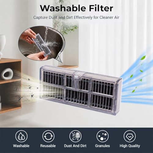 Image of HASTHIP 9Pcs Accessories Kit for Dreame D20 Vacuum Cleaner Replacement Parts with Roller Brush Filters Mop Pads and Dust Bags for Home Floor Cleaning