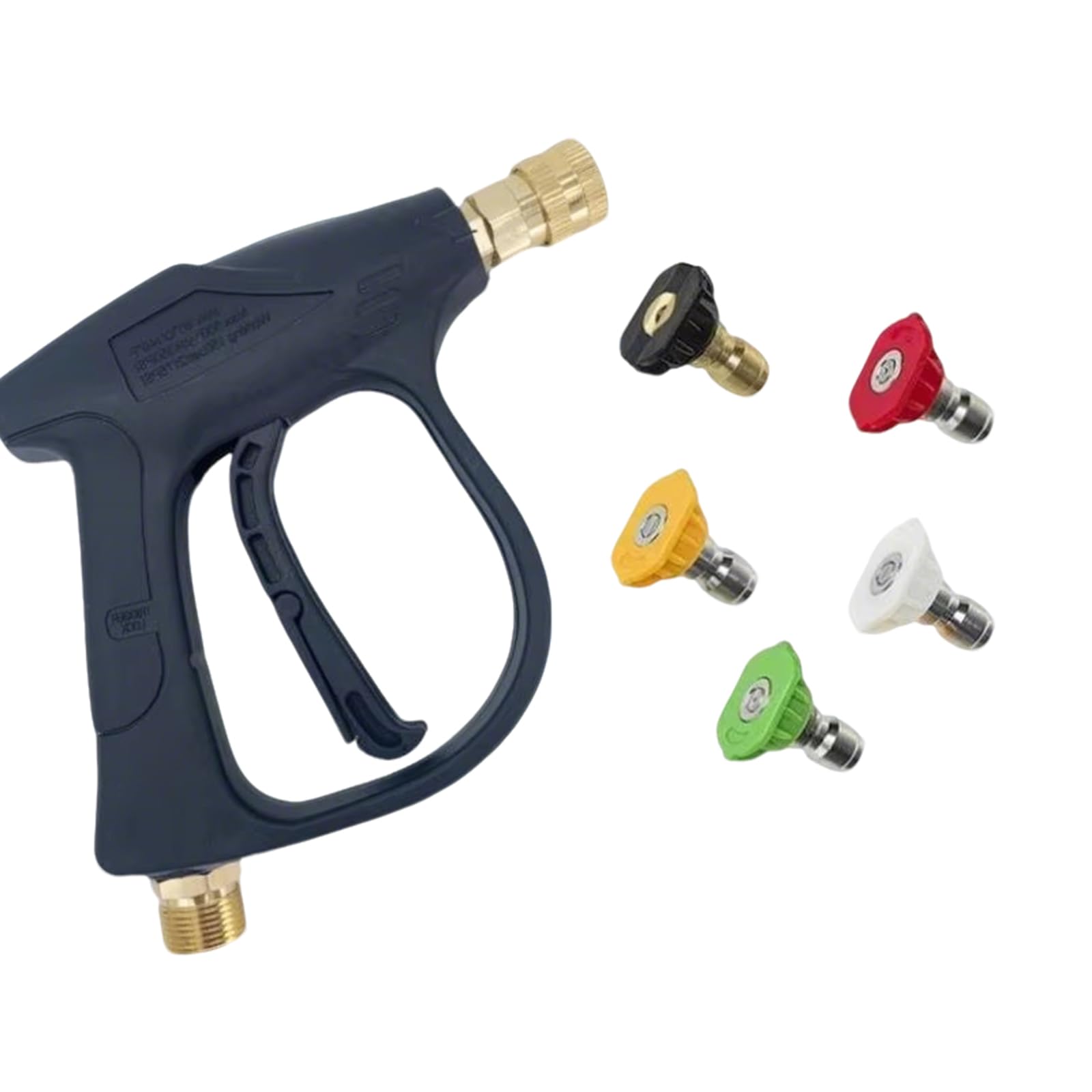 High Pressure Washer Gun Set, Handheld Water Tool with 5 Nozzle Tips