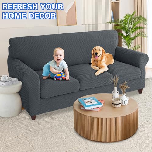Pet-Friendly Stretch Sofa Cover Set
