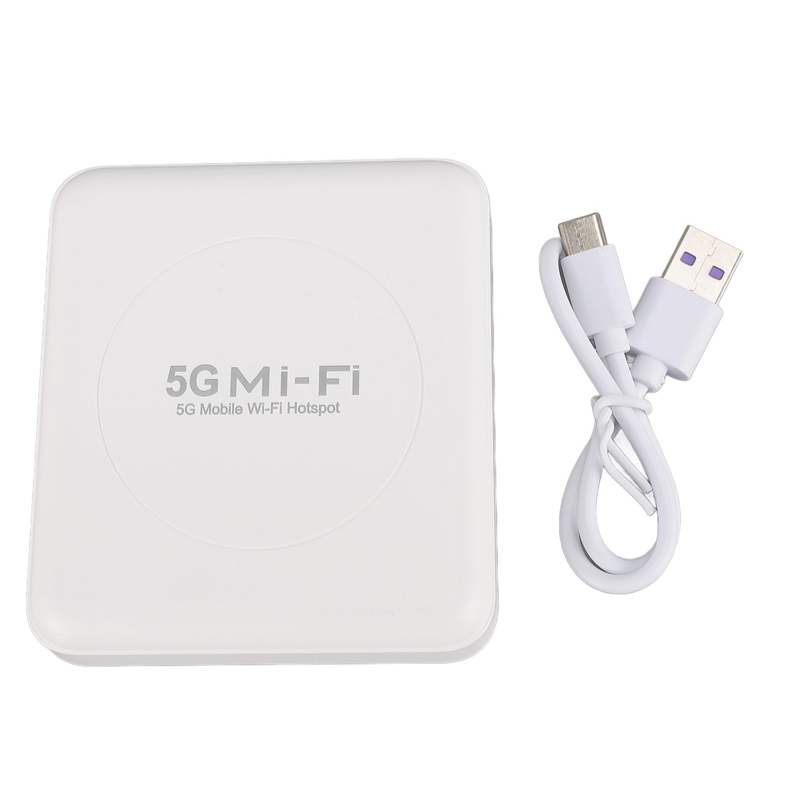 Routeur WiFi Portable Hotspot Batterie Longue Durée 5G WiFi Hotspot Mobile Gigabit Double Bande sans Fil WiFi6 pour Les Utilisateurs Professionnels