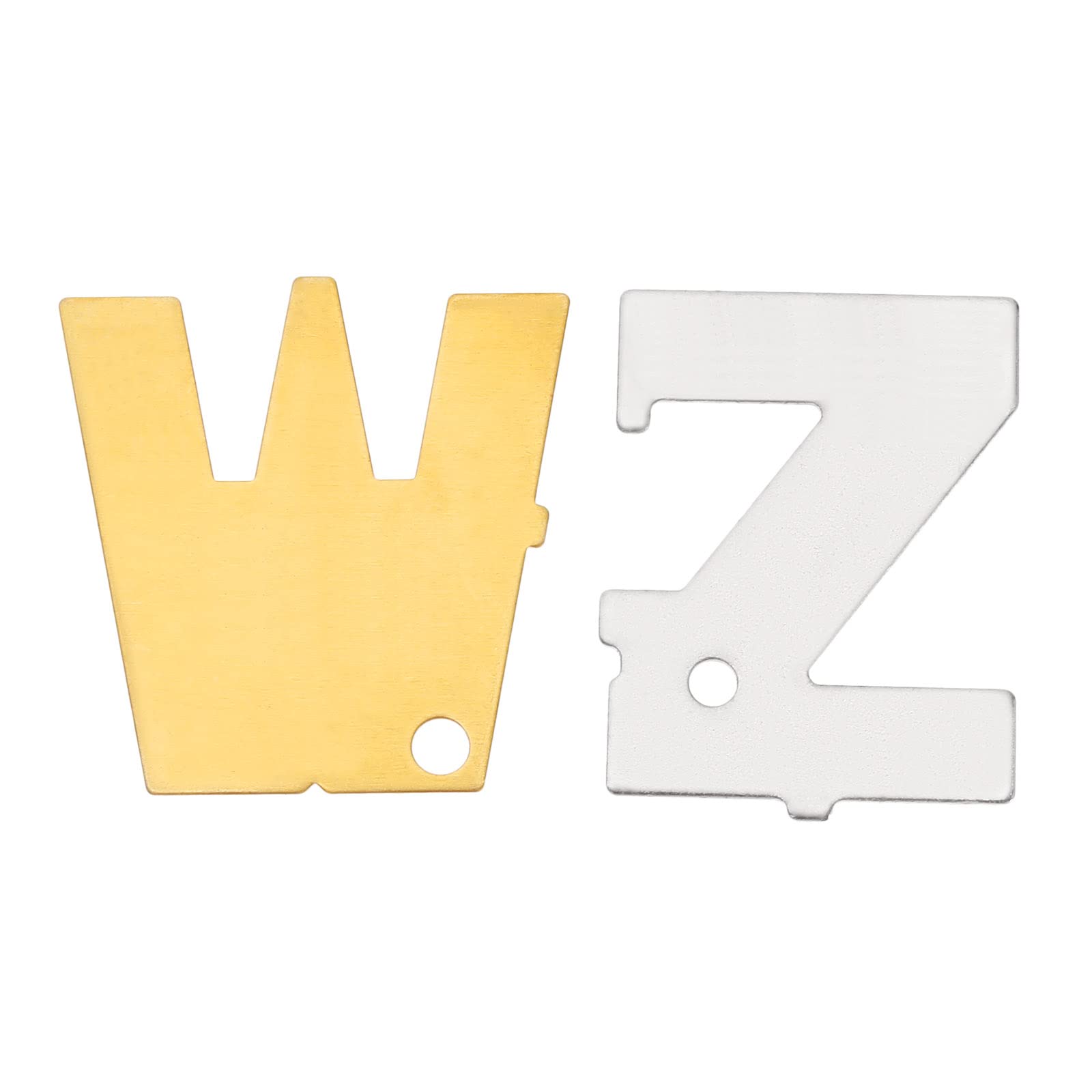 Micro Traders 2PCS Metering Lever Adjustment Tool (W & Z Shape) Compatible with Walbro Compatible with Zama Carburetors on Grass Trimmers And Chainsaws Metal
