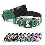 TSPRO Taktisches Hundehalsband mit Klettpanel für Große & Extra Große Hunde