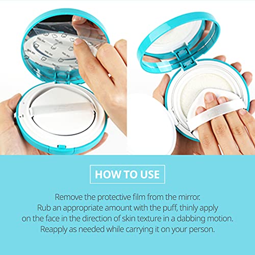 Scinic Enjoy All Round Airy Sun Cushion Ex Spf50+Pa++++0.88Oz (25G) | Cooling Uv Protection & Natural Tone-Up From Face To Body For All Family Members | Korean Skincare #TOP5