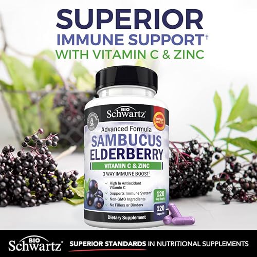 BioSchwartz Elderberry Capsules with Zinc Vitamin C