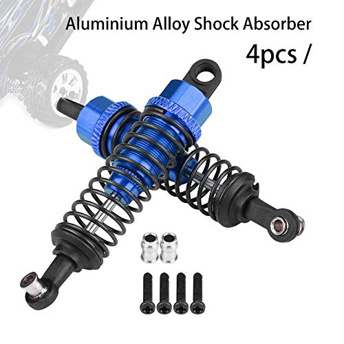 Dilwe RC Auto Stoßdämpfer, Modell Auto Aluminium Legierung Stoßdämpfer Dämpfer für FS 1/18 Fernbedienungsteil LKW Zubehör( Dunkelblau)