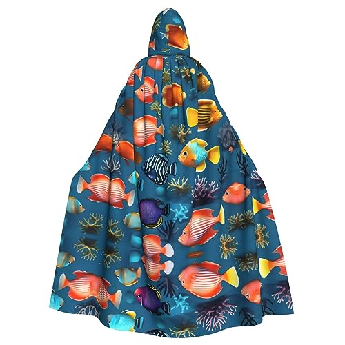 SAISAIXU Cape à capuche unisexe pour fêtes à thème, Halloween et occasions spéciales, taille unique.