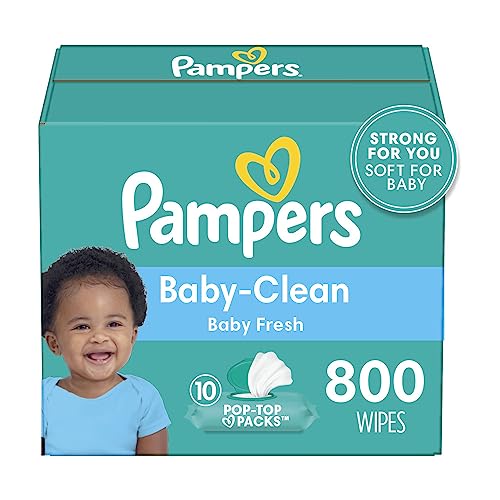 Image of pampers baby fresh baby wipes 800 ct OLD