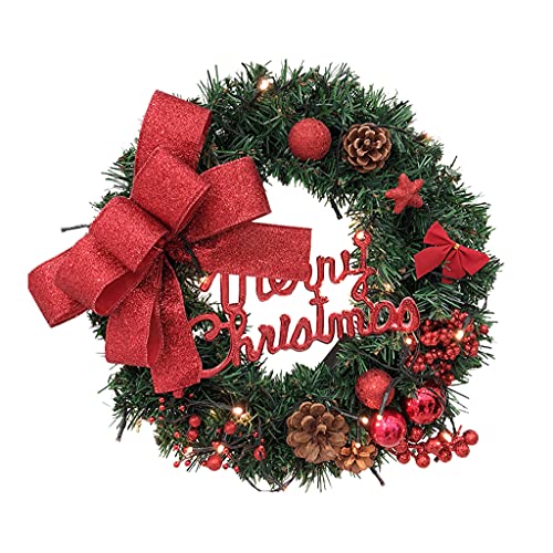 Couronne de Noël pour décoration de vacances halloween et maison extérieur