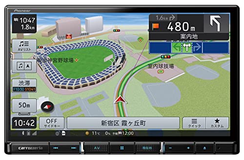 カロッツェリア　8インチ　SDナビ　AVIC-RL99 送料込！！ カロッツェリア 楽ナビ AVIC-RL99 8インチメモリーナビ 地図
