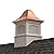 Good Directions Fairfield Vinyl Cupola with Copper Roof, 48" x 78"