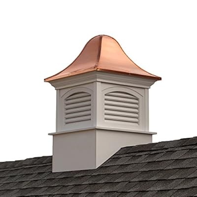 Good Directions Fairfield Vinyl Cupola with Copper Roof, 48" x 78"