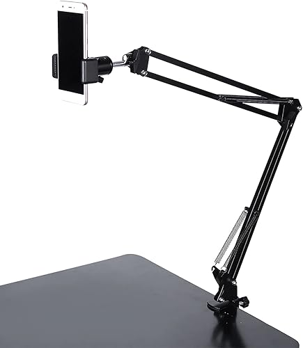 Acouto Soporte de agarre flexible para teléfonos inteligentes, ajustable, rotación 360, espuma antideslizante